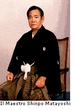 il maestro Shinpo MATAYOSHI